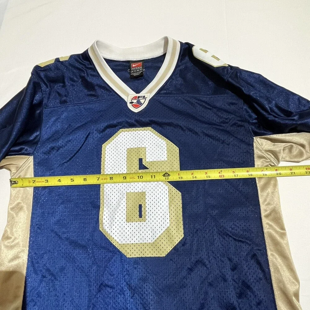 Vintage Tampa Bay Storm Nike Team AFL Arena League Football #6 Jersey Buccaneers